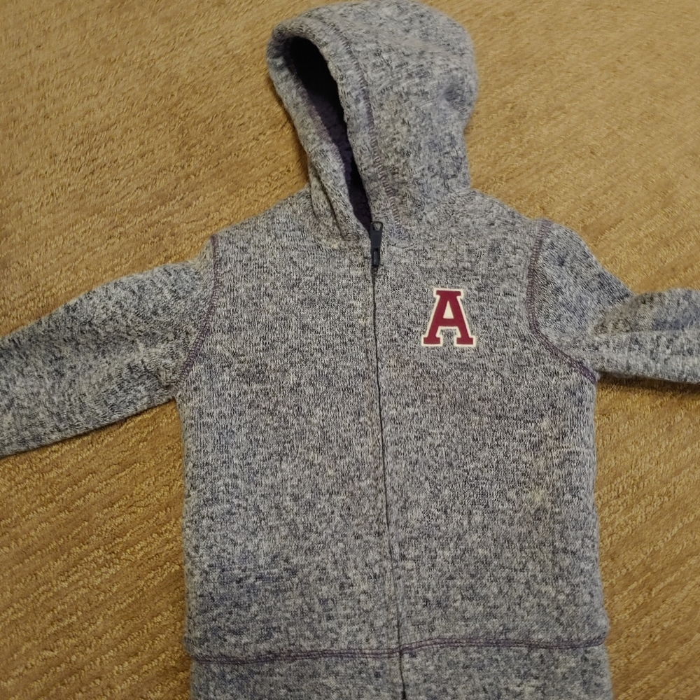 5 for $15 Warm and cozy fleece letterman jacket